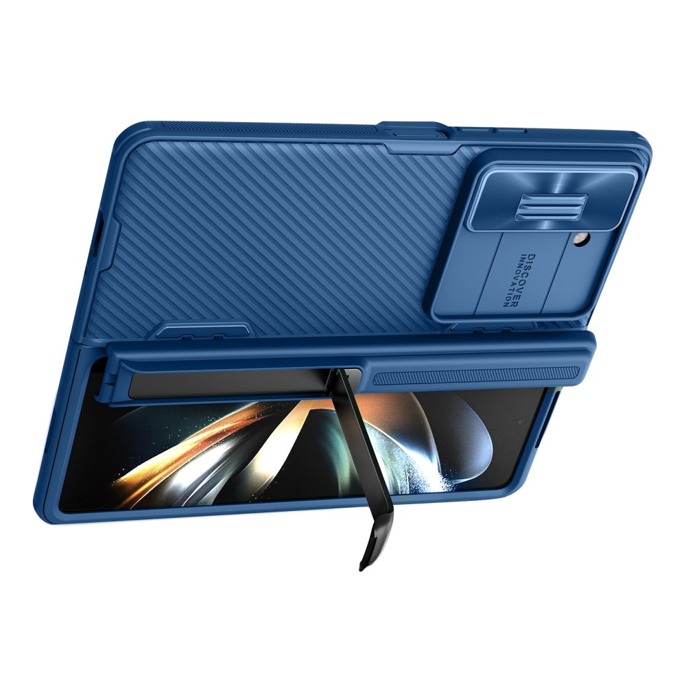 CamShield Fold Cover med Kickstand Samsung Galaxy Z Fold 5 blå
