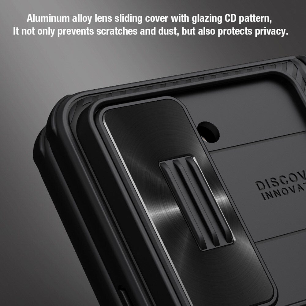 CamShield Fold Cover med Kickstand Samsung Galaxy Z Fold 5 blå