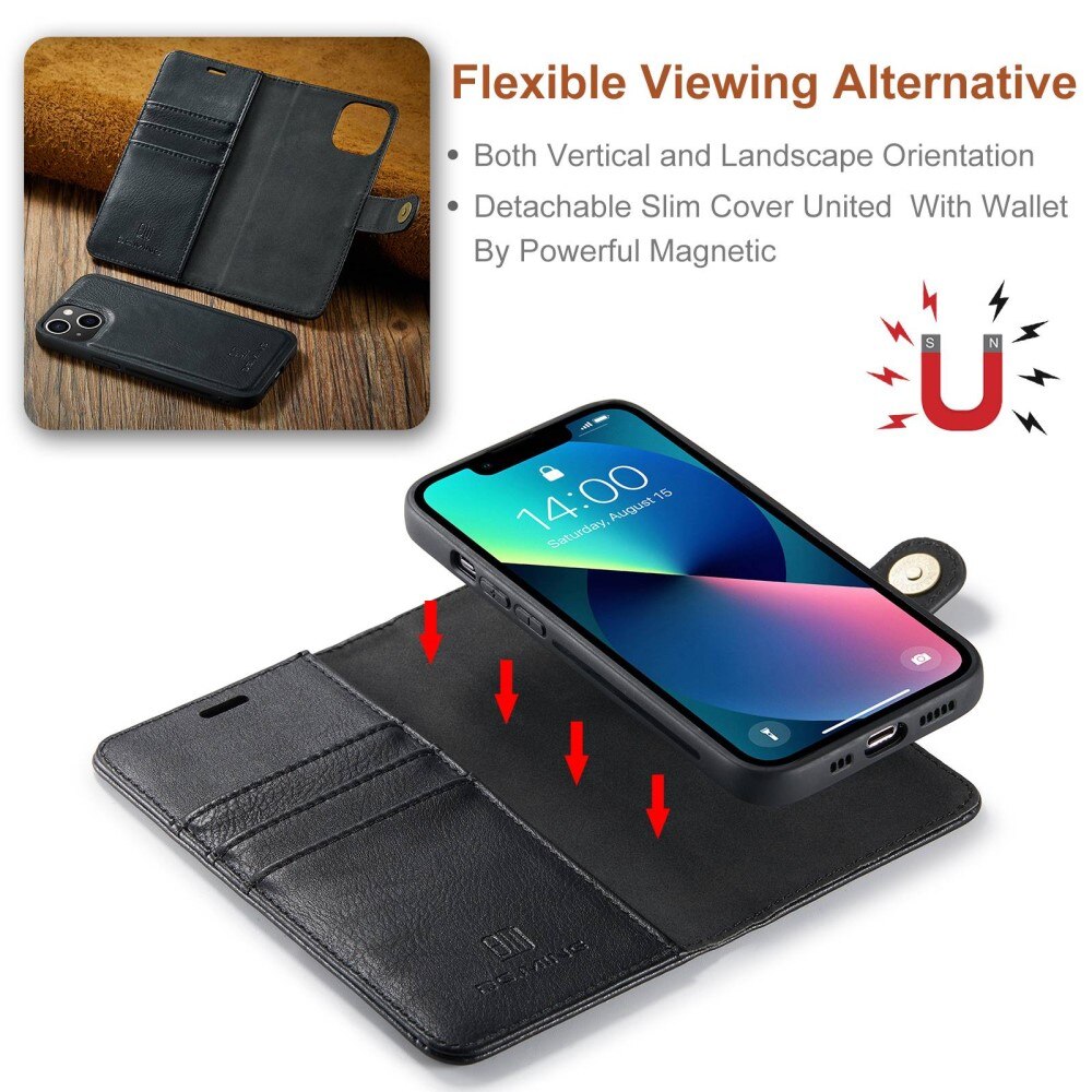 Magnet Wallet iPhone 15 Black