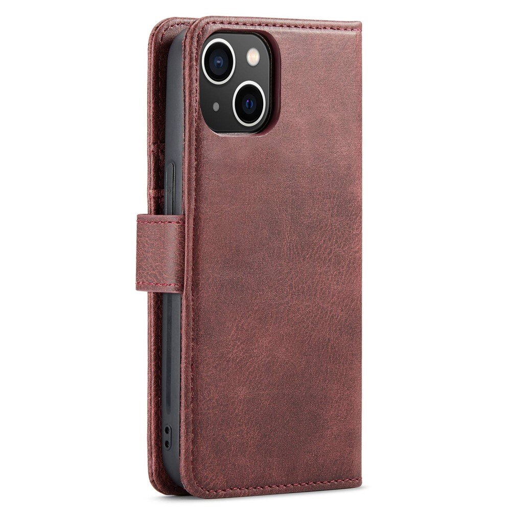 Magnet Wallet iPhone 15 Plus Rød