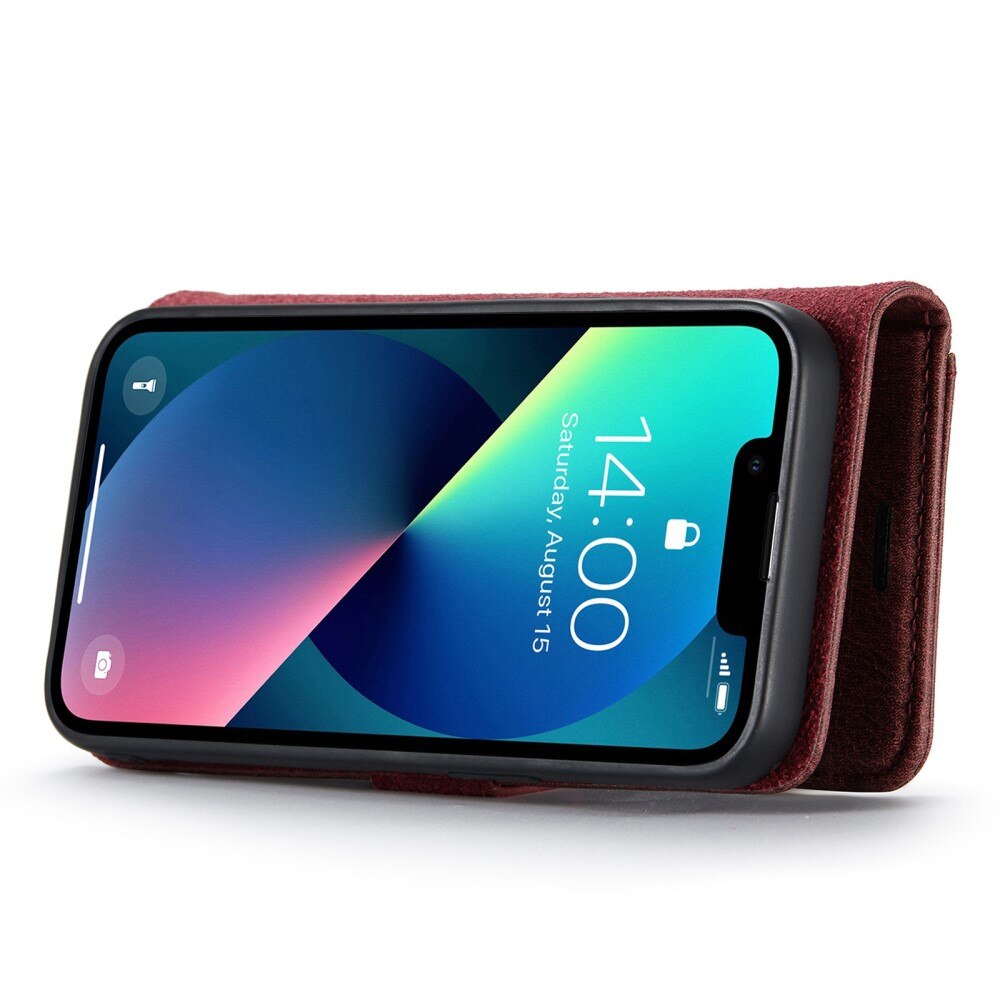 Magnet Wallet iPhone 15 Plus Rød