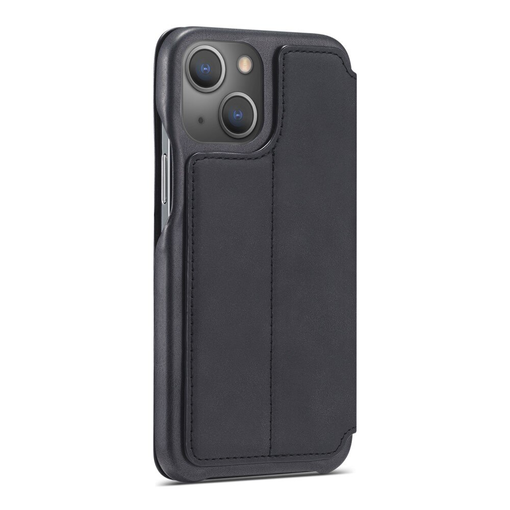 Slim Tegnebogsetui iPhone 15 Plus sort