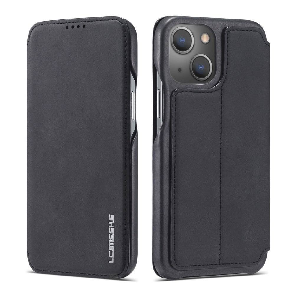 Slim Tegnebogsetui iPhone 15 Plus sort