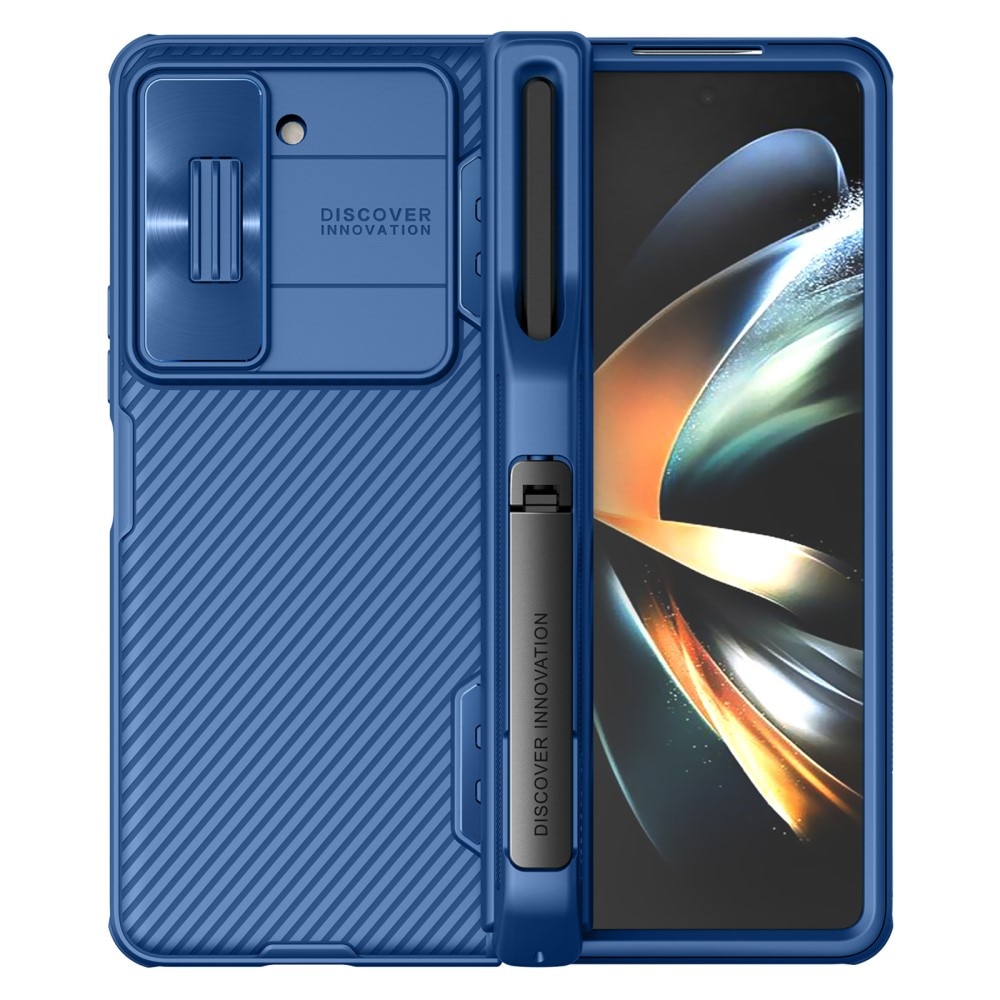 CamShield Fold Cover med S Pen-holder Samsung Galaxy Z Fold 5 blå