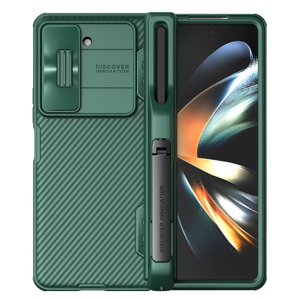 CamShield Fold Cover med S Pen-holder Samsung Galaxy Z Fold 5 grøn
