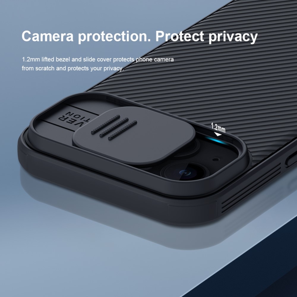 iPhone 15 Plus Sett med CamShield Cover og skærmbeskyttelse