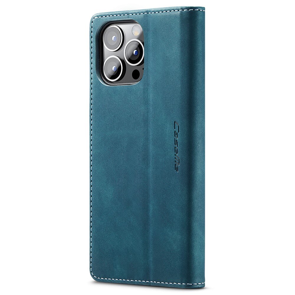 Slim Pung Etui iPhone 15 Pro Max blå