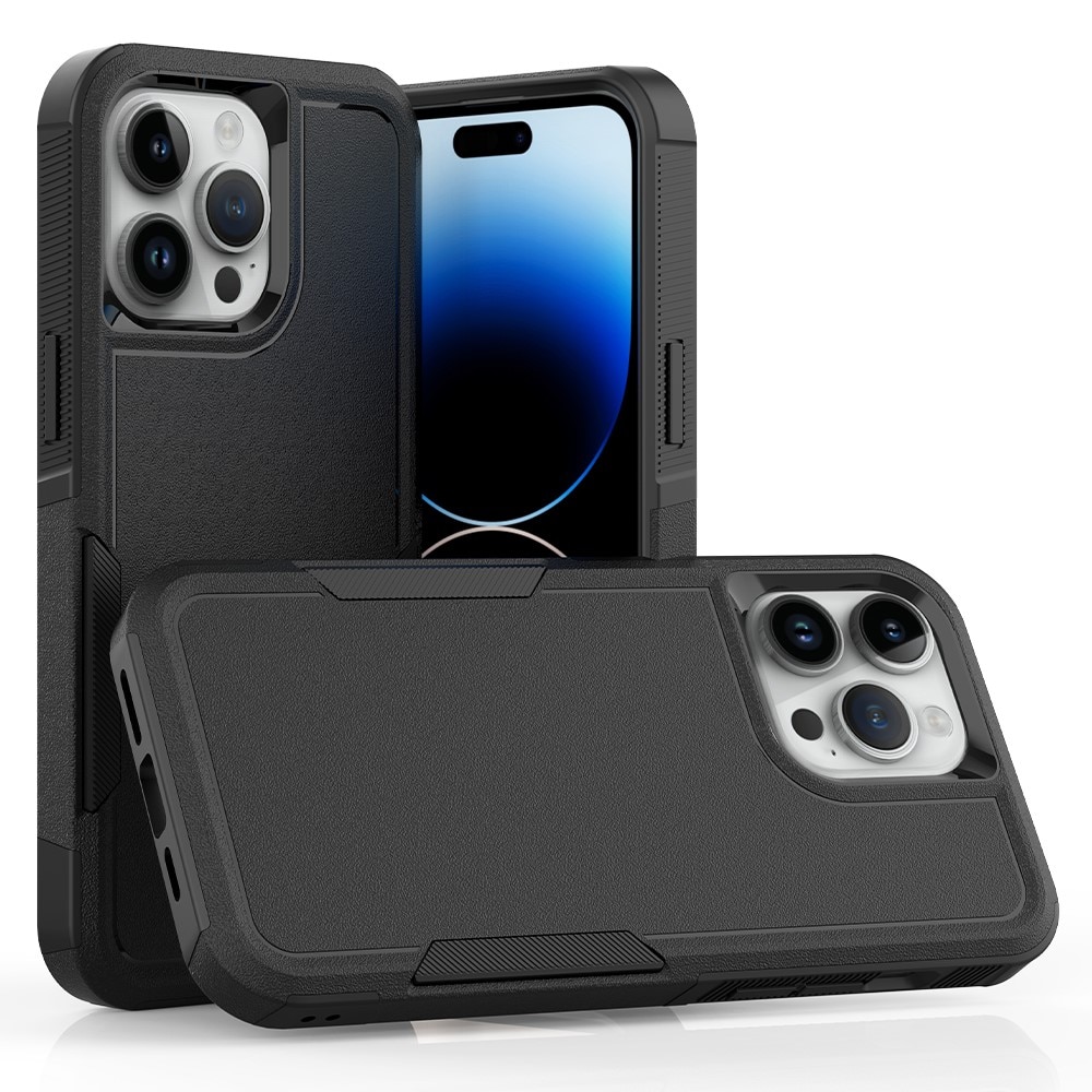 Off-road Hybridcover iPhone 15 Pro Max sort