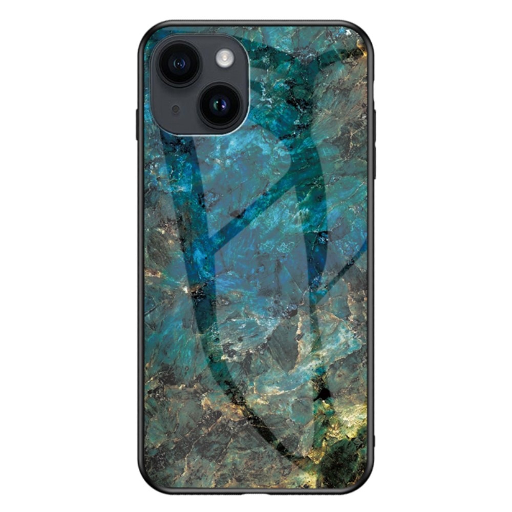 Cover Hærdet Glas iPhone 15 Plus emerald