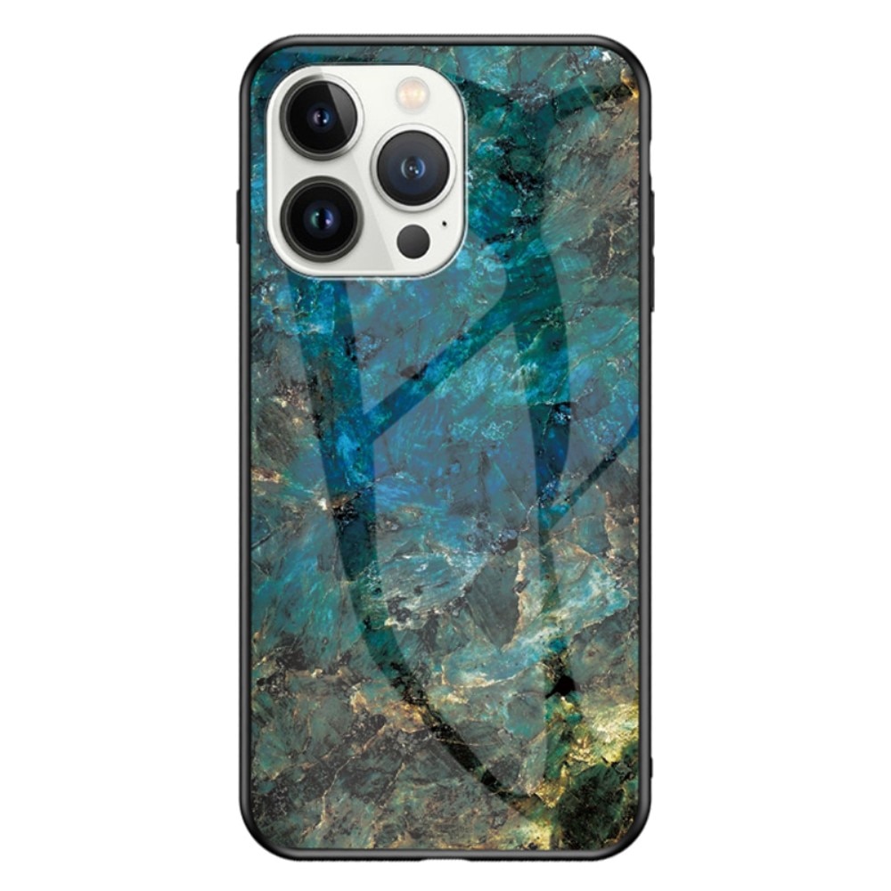Cover Hærdet Glas iPhone 15 Pro Max emerald