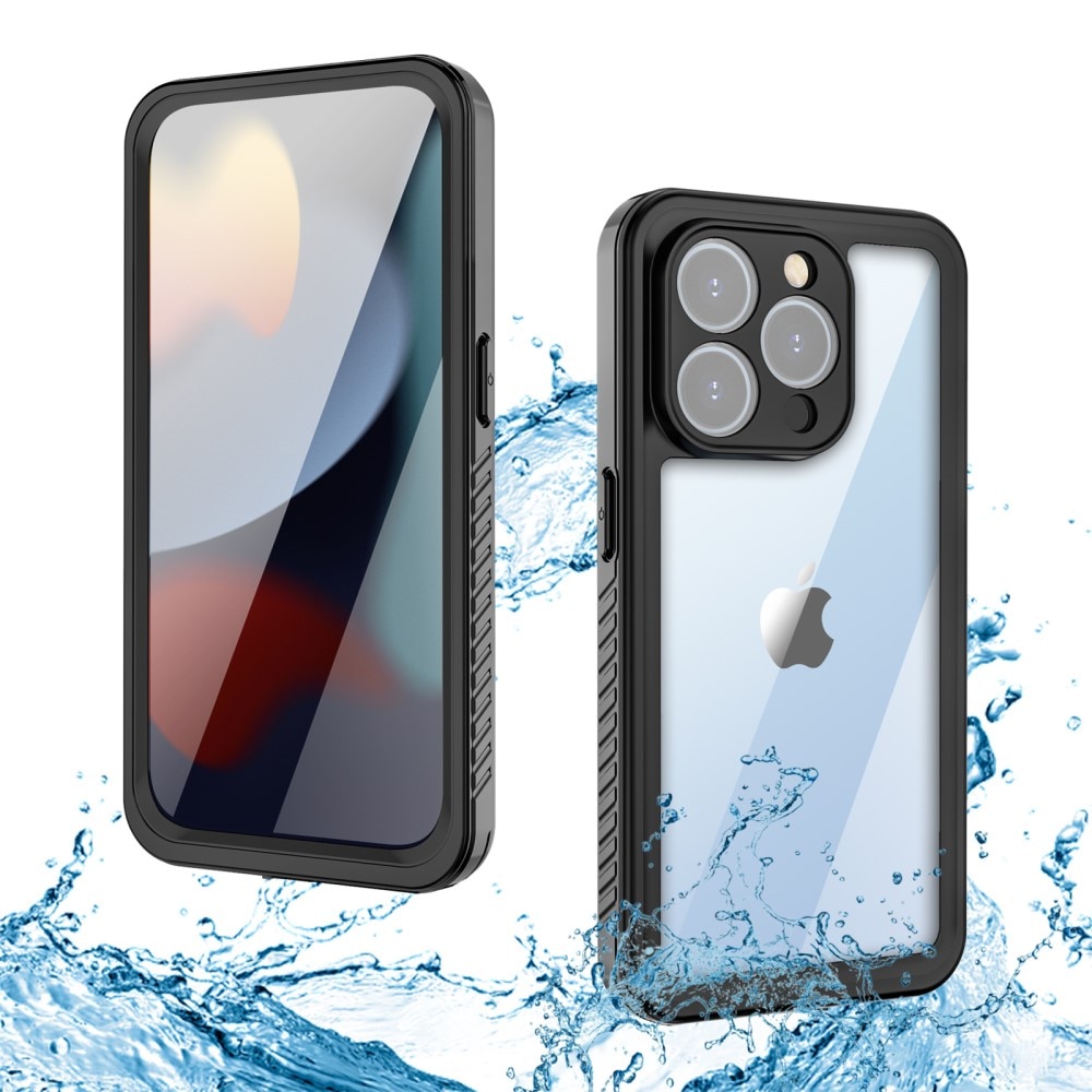 Vandtæt Cover iPhone 15 Pro gennemsigtig