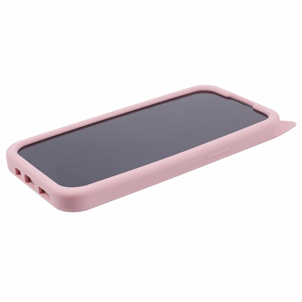 Cover Silikone Kat iPhone 13 lyserød