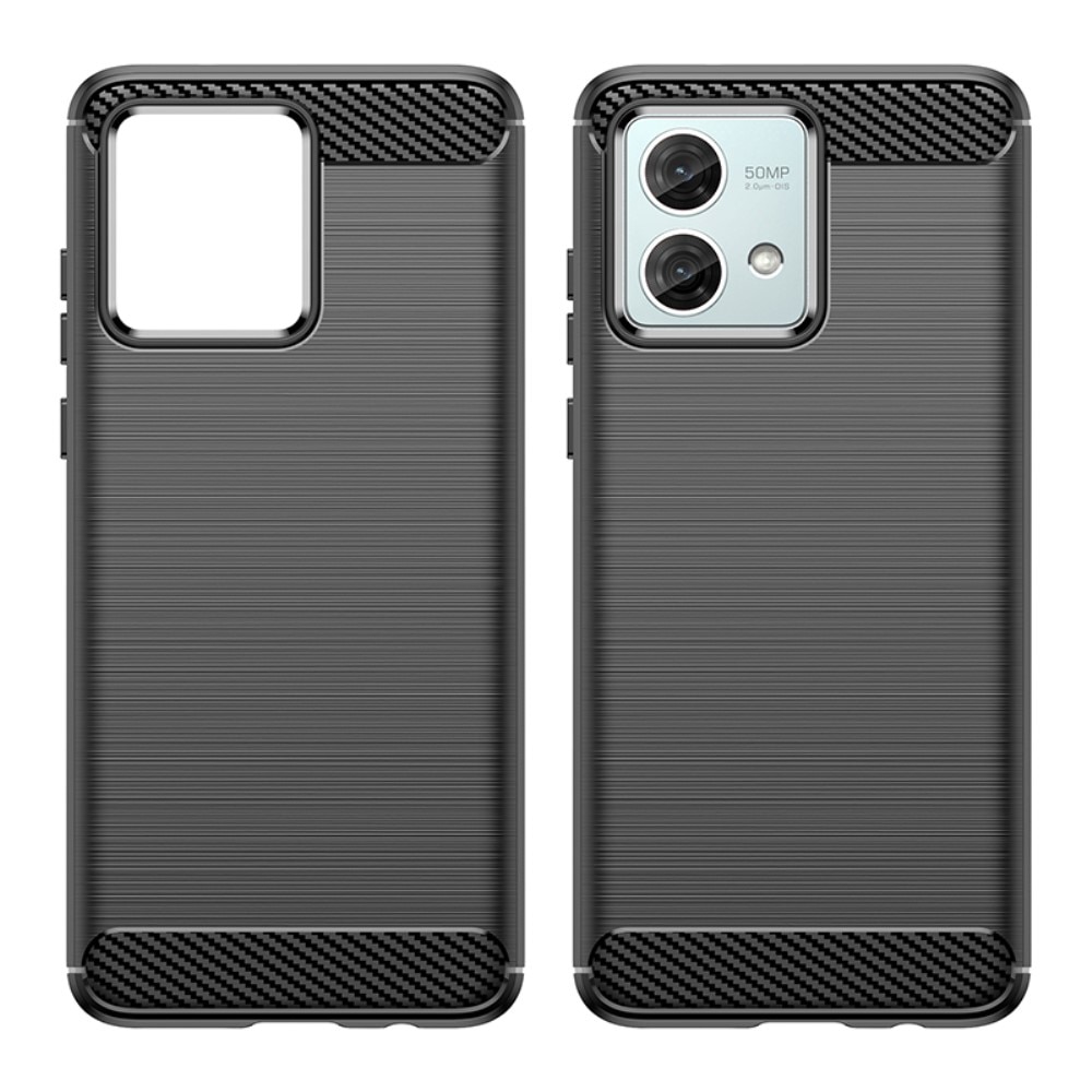 Motorola Moto G84 Cover TPU Brushed Sort