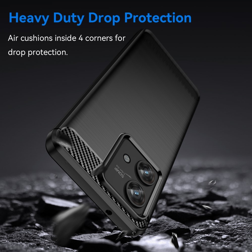 Motorola Edge 40 Neo Cover TPU Brushed Black