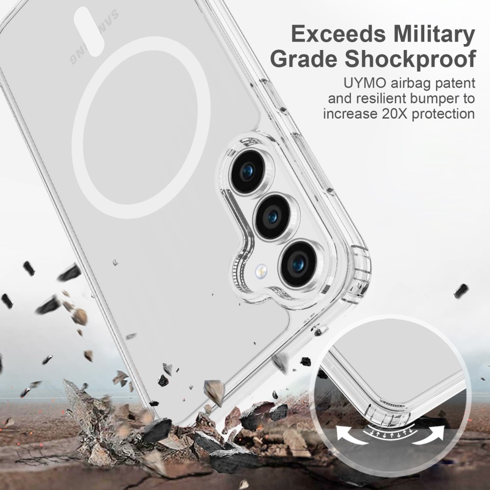 Hybridcover MagSafe Samsung Galaxy S23 FE gennemsigtig