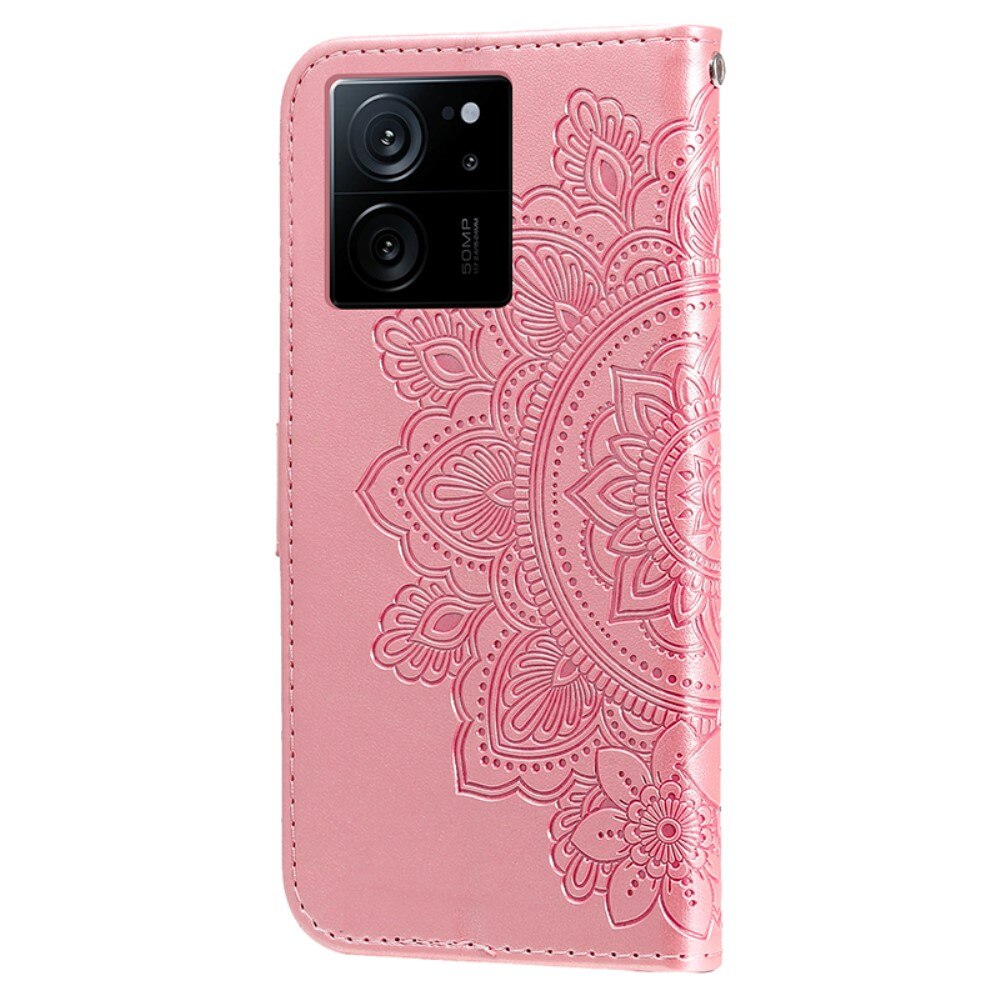 Læderetui Mandala Xiaomi 13T lyserød