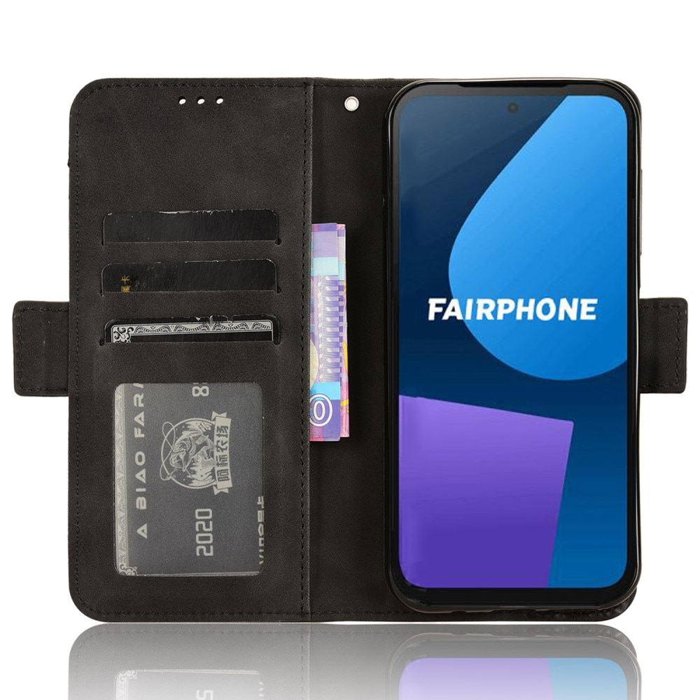 Multi Tegnebogsetui Fairphone 5 sort