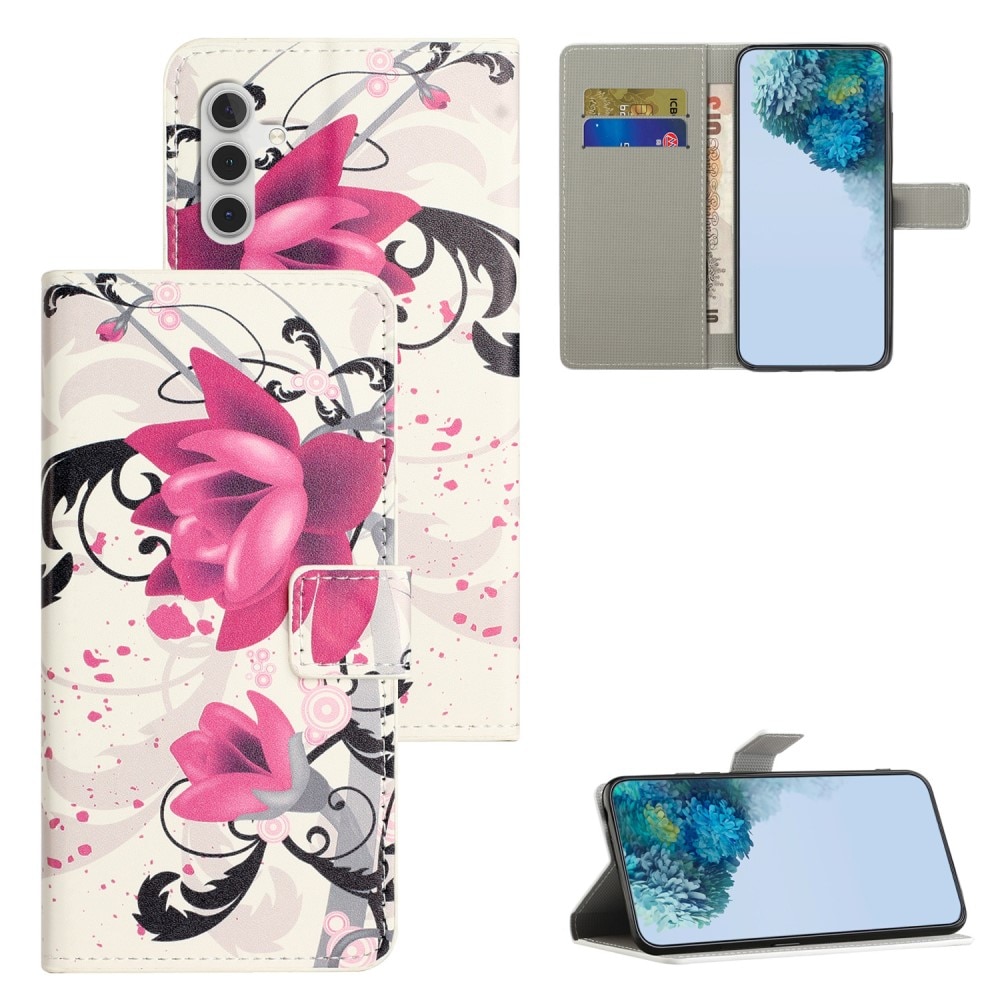 Mobiltaske Samsung Galaxy A15 flowers