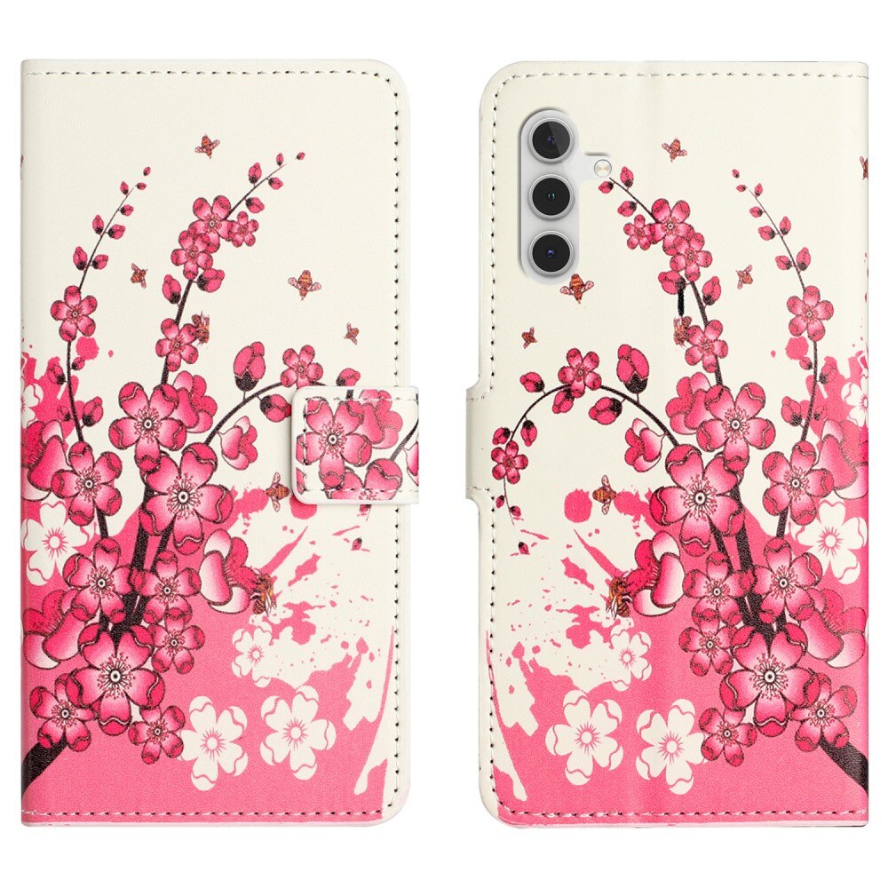 Mobiltaske Samsung Galaxy A15 kirsebærblomster