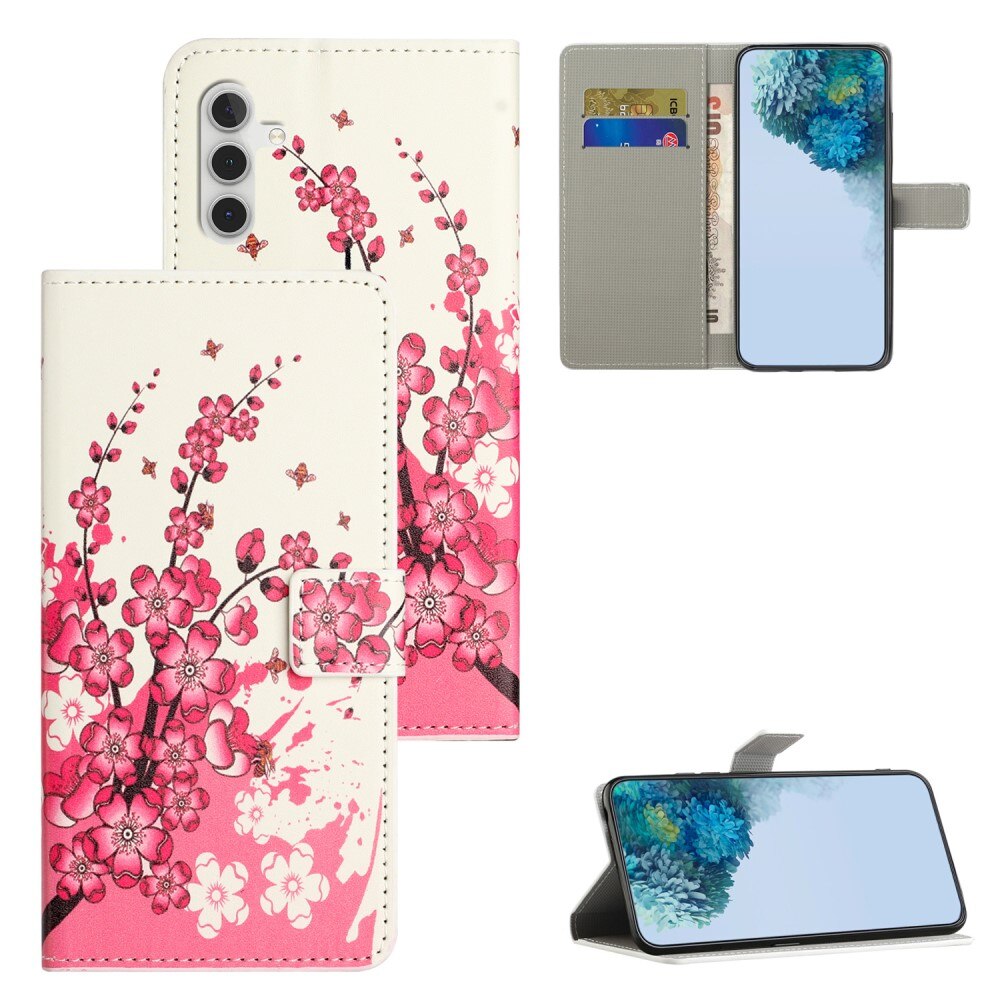 Mobiltaske Samsung Galaxy A15 kirsebærblomster