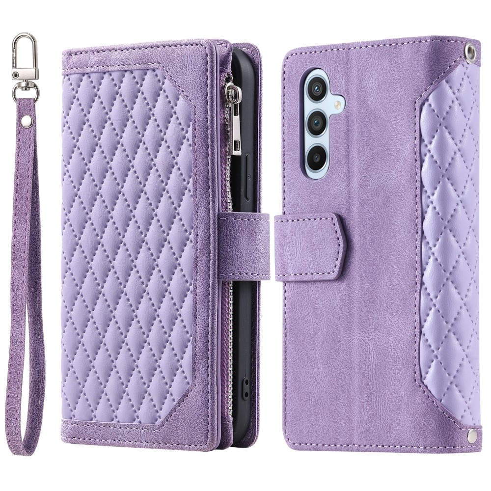 Pung Taske Samsung Galaxy A15 Quilted lila