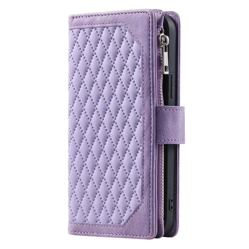 Pung Taske Samsung Galaxy A15 Quilted lila