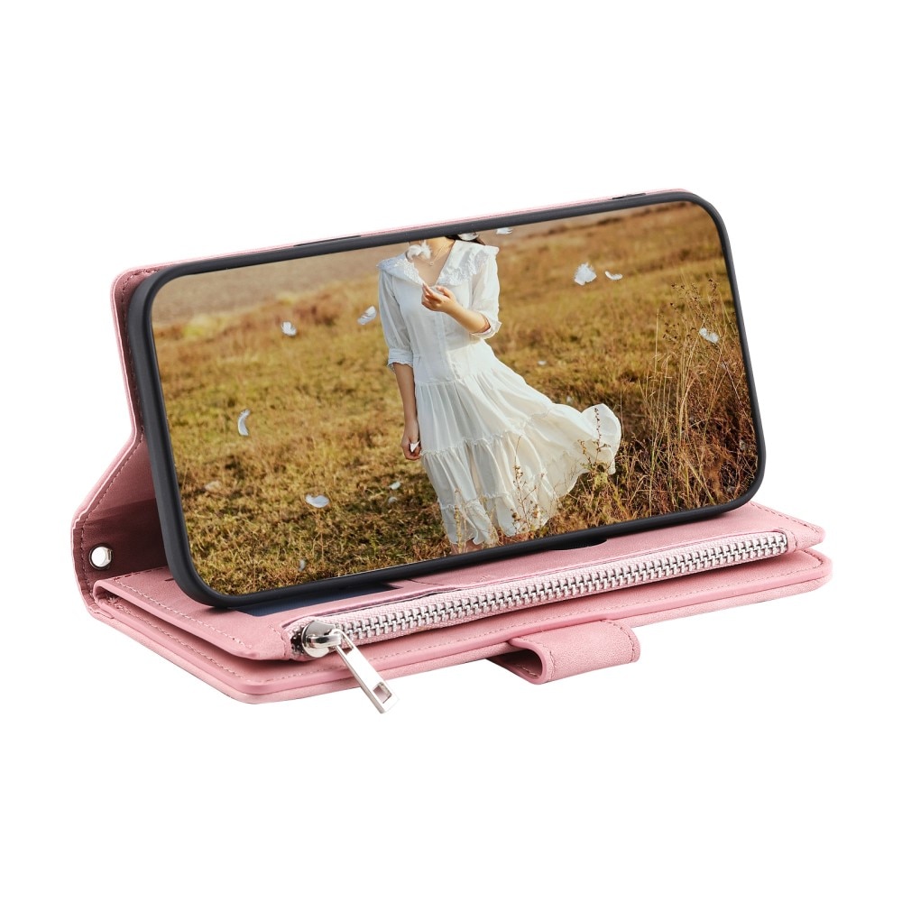 Pung Taske Samsung Galaxy A15 Quilted lyserød