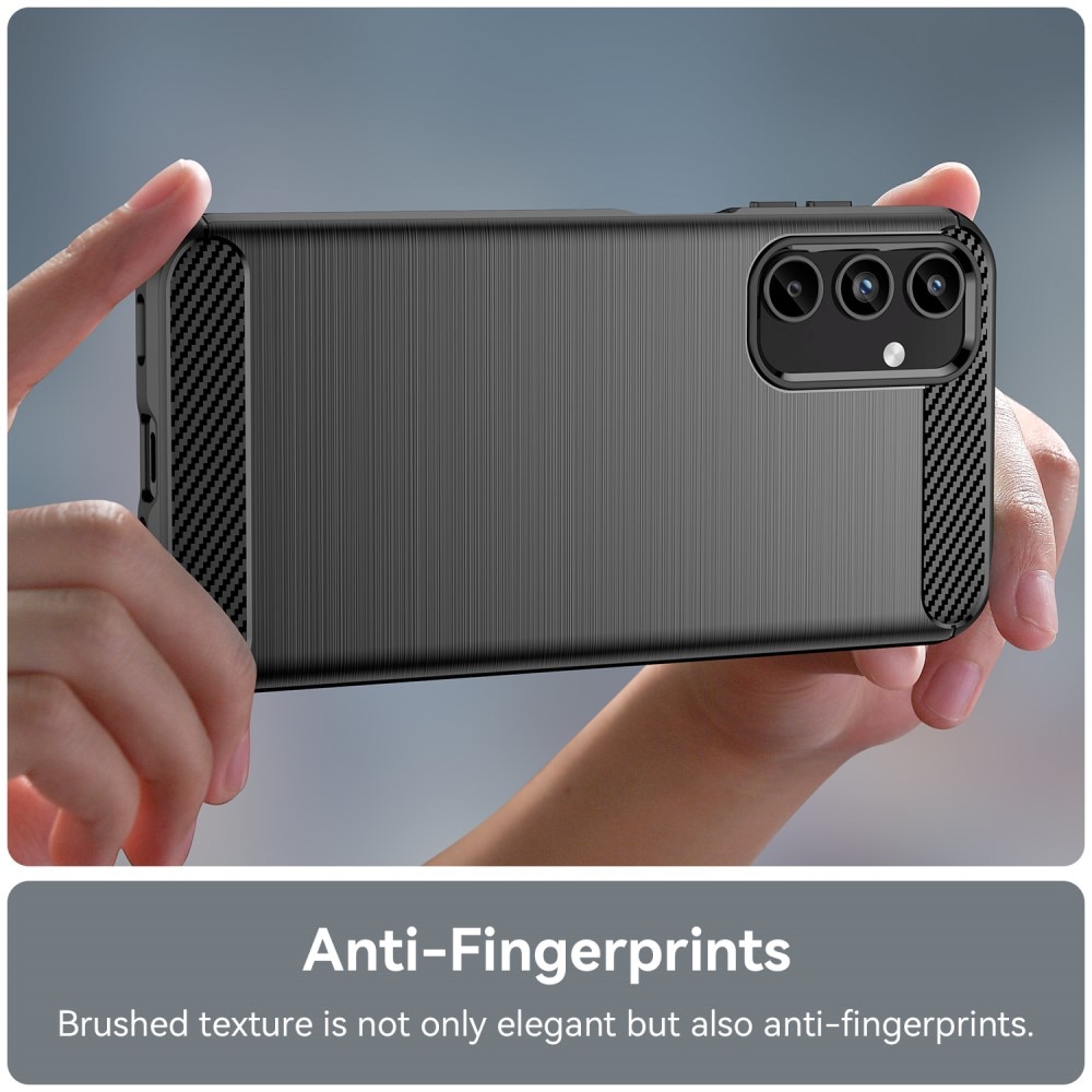 Samsung Galaxy A15 Cover TPU Brushed Sort