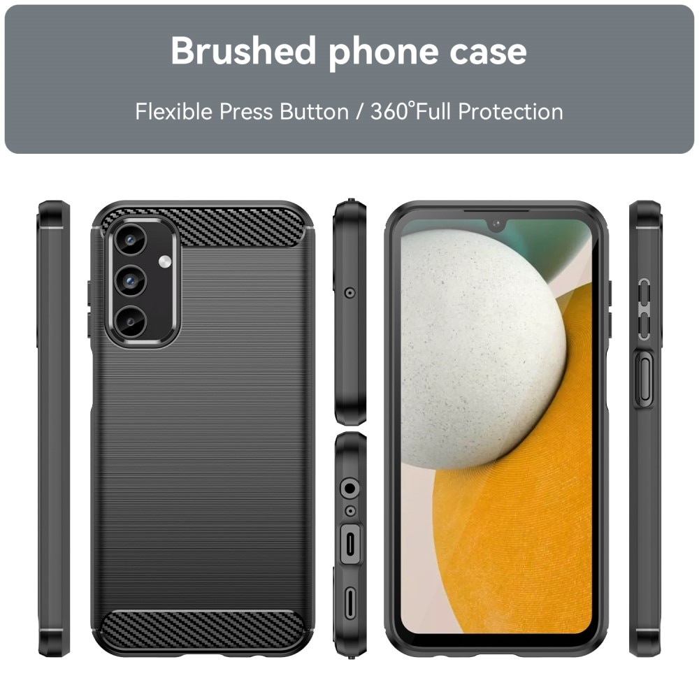 Samsung Galaxy A15 Cover TPU Brushed Sort