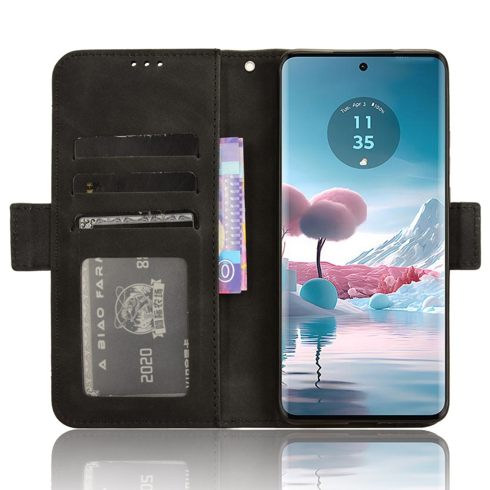 Multi Tegnebogsetui Motorola Edge 40 Neo sort