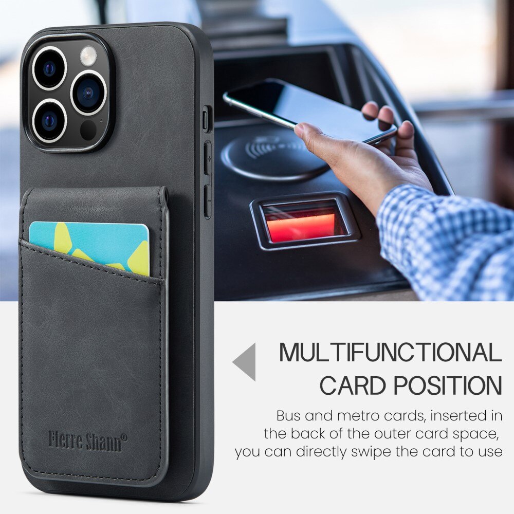 Multi-slot RFID blocking Cover iPhone 15 Pro sort