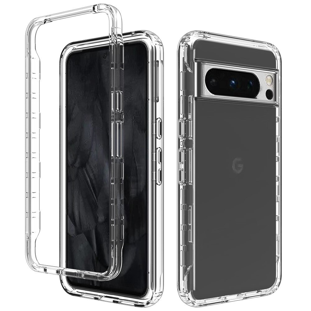 Full Cover Case Google Pixel 8 Pro gennemsigtig