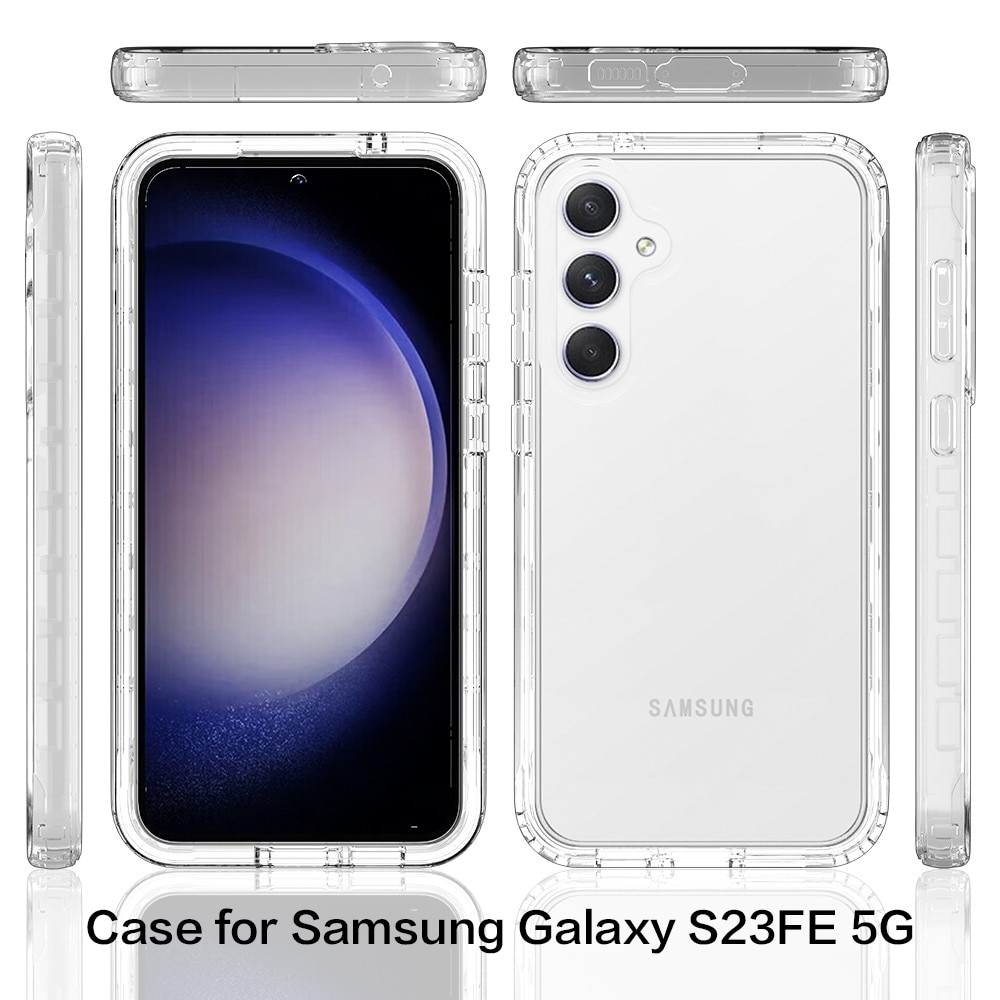 Full Protection Case Samsung Galaxy S23 FE gennemsigtig