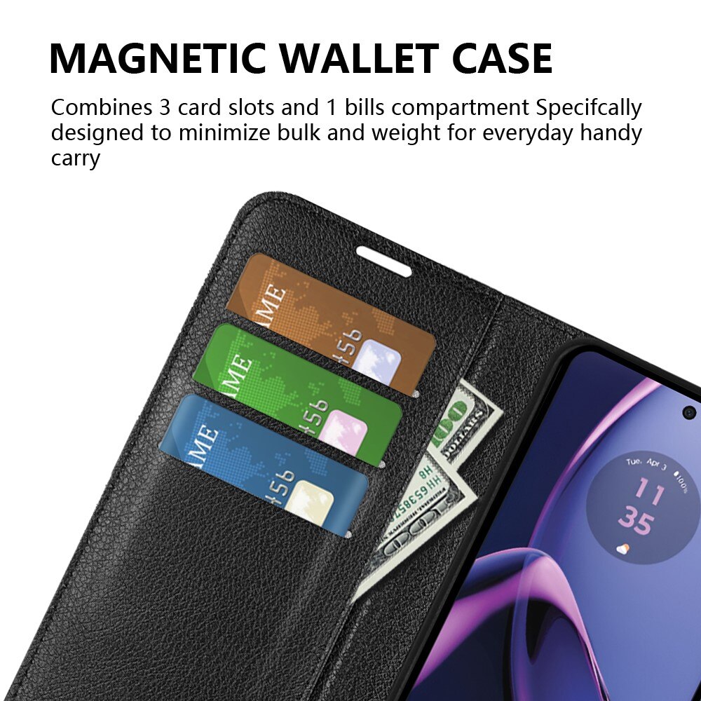 Mobiltaske Motorola Moto G84 Sort