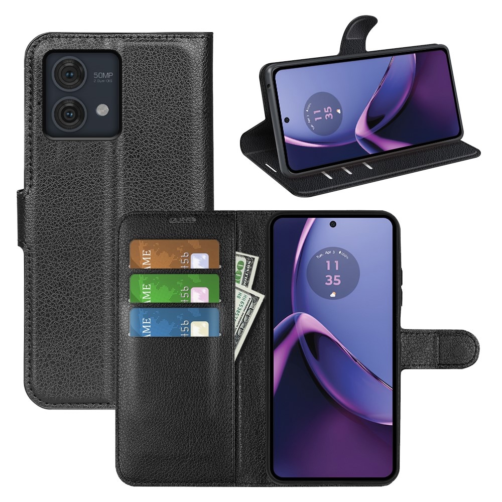 Mobiltaske Motorola Moto G84 sort