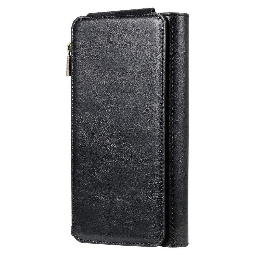 Magnet Leather Multi-Wallet iPhone 15 sort