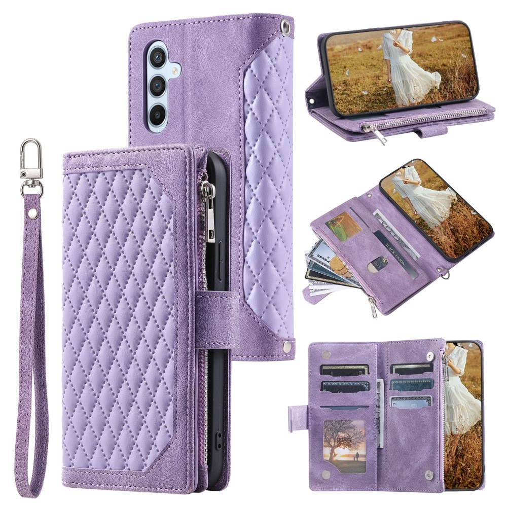 Pung Taske Samsung Galaxy S24 Quilted lila