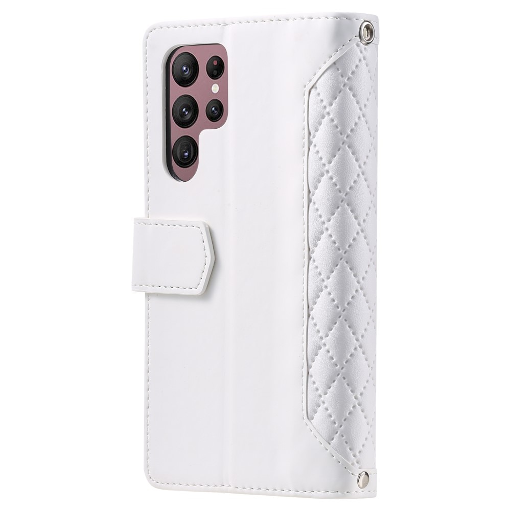 Pung Taske Samsung Galaxy S24 Ultra Quilted hvid