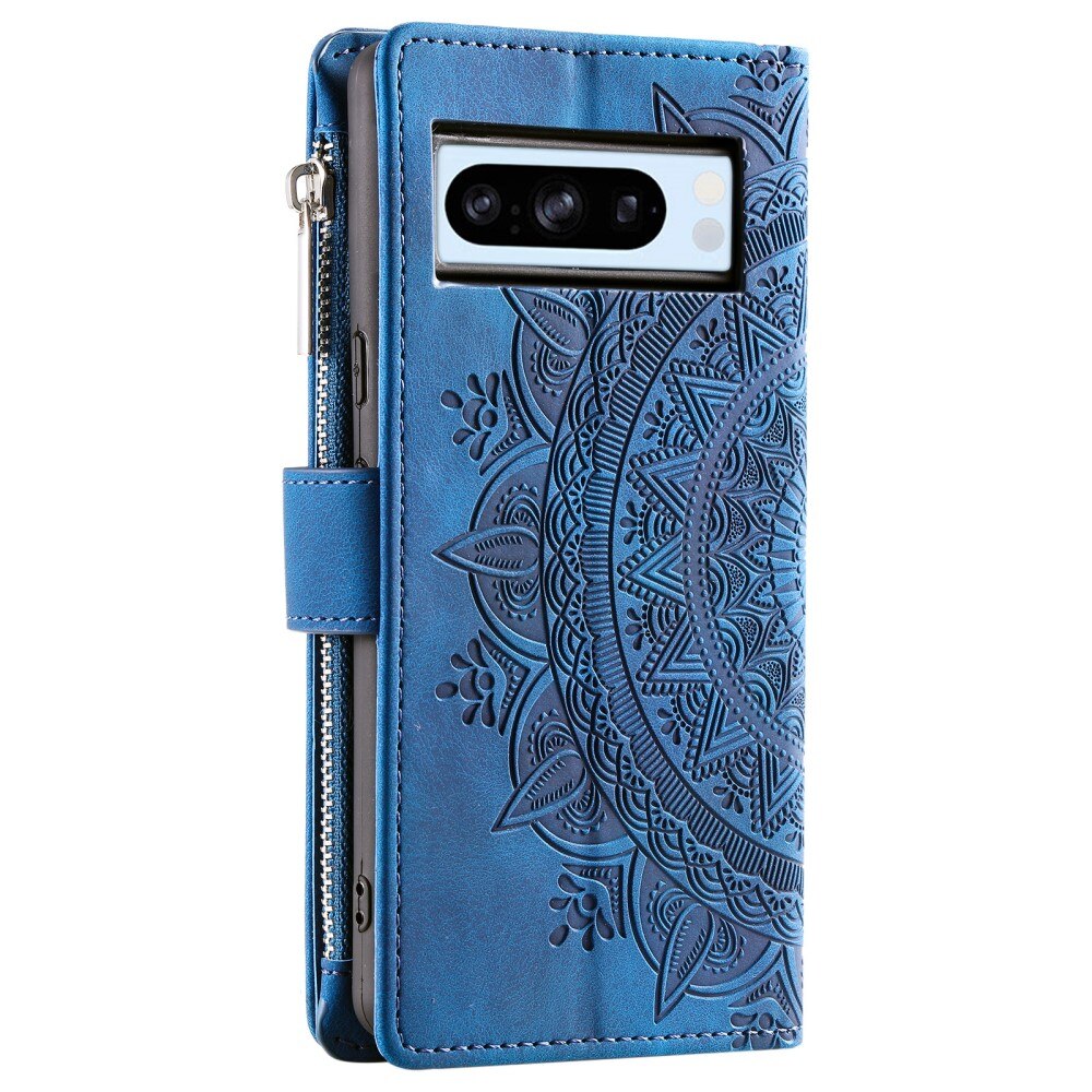 Pung Taske Google Pixel 8 Pro Mandala blå