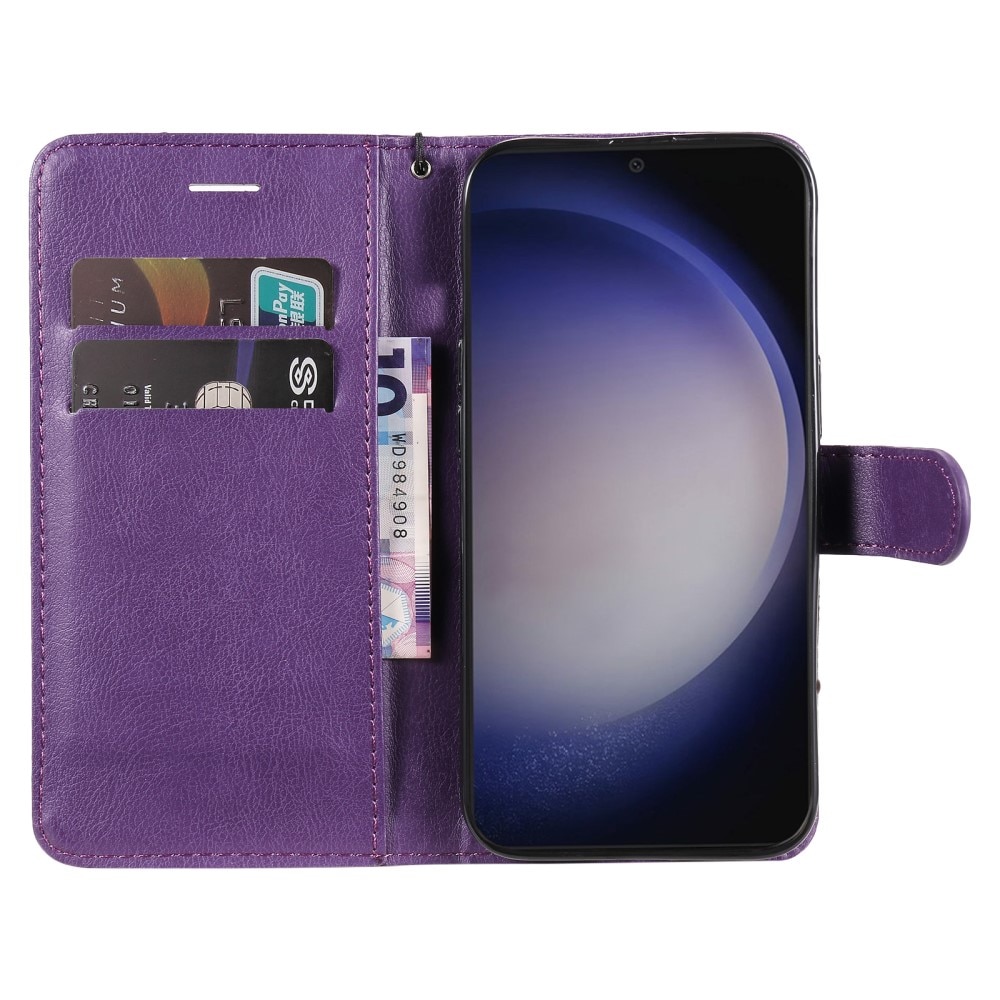 Tegnebogsetui Samsung Galaxy S24 lila