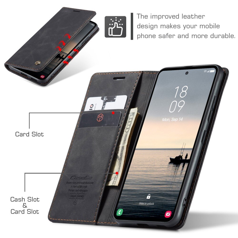 Slim Pung Etui Samsung Galaxy S23 FE Sort