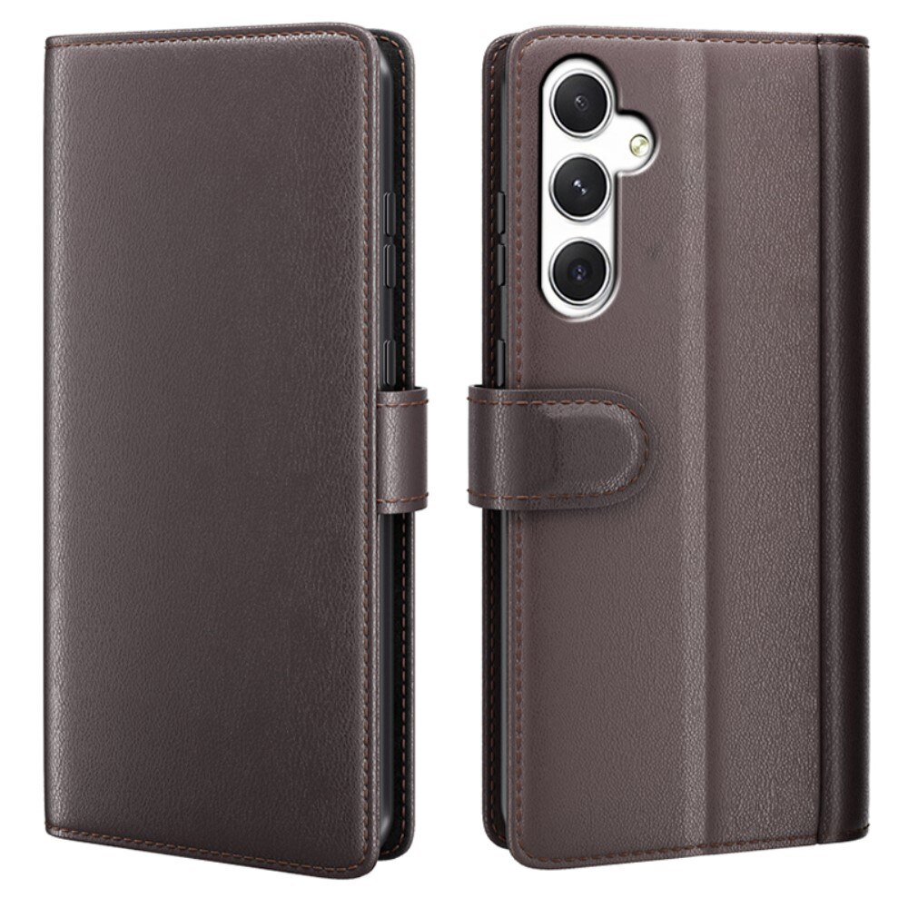 Ægte Læderetui Samsung Galaxy S24 brun