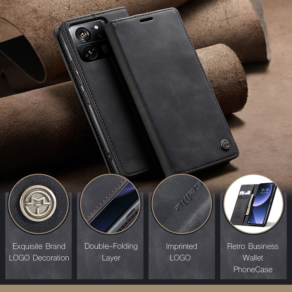 Slim Pung Etui Xiaomi 13T Sort