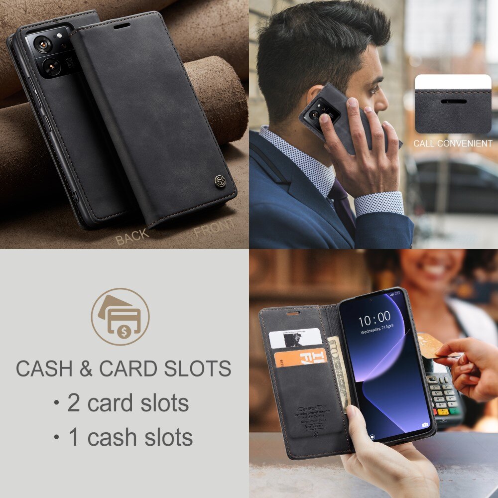 Slim Pung Etui Xiaomi 13T Sort