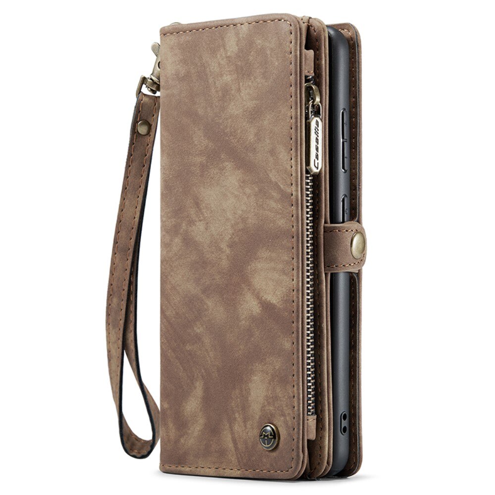 Multi-slot Mobiltaske Samsung Galaxy S23 FE Brun