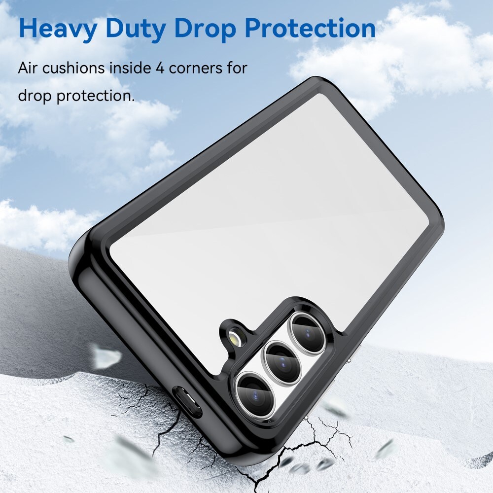 Crystal Hybrid Case Samsung Galaxy S24 sort