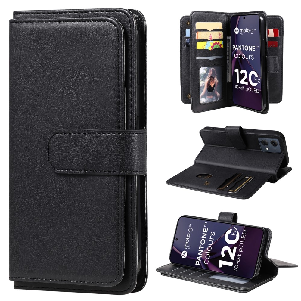 Mobiltaske Multi-slot Motorola Moto G84 sort