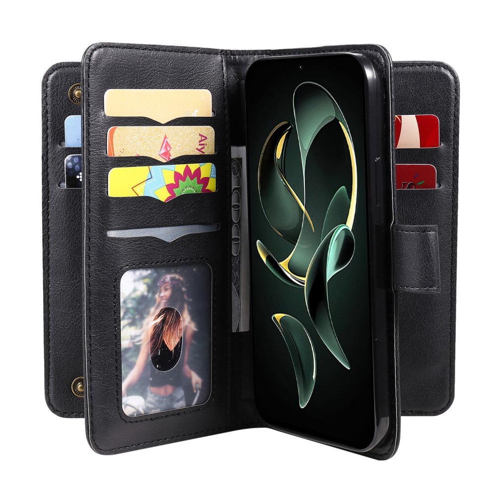 Mobiltaske Multi-slot Xiaomi 13T sort