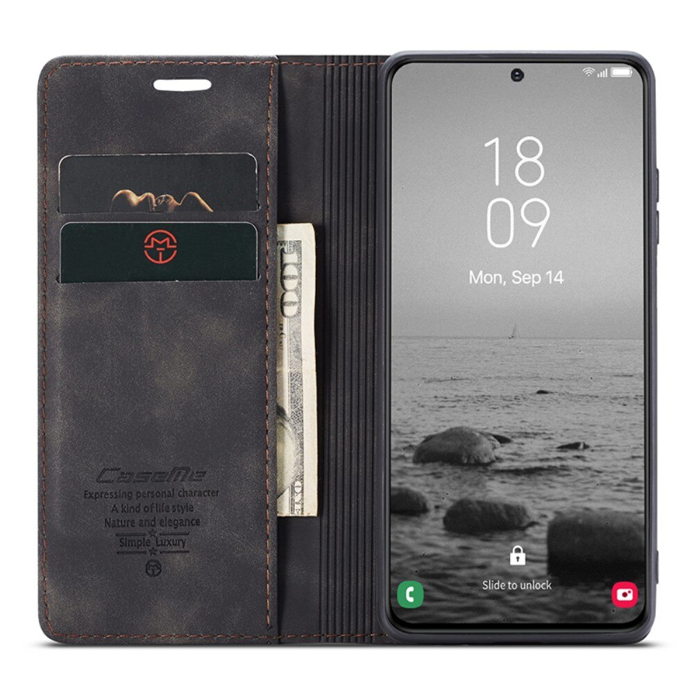 Slim Pung Etui Samsung Galaxy S24 Plus Sort