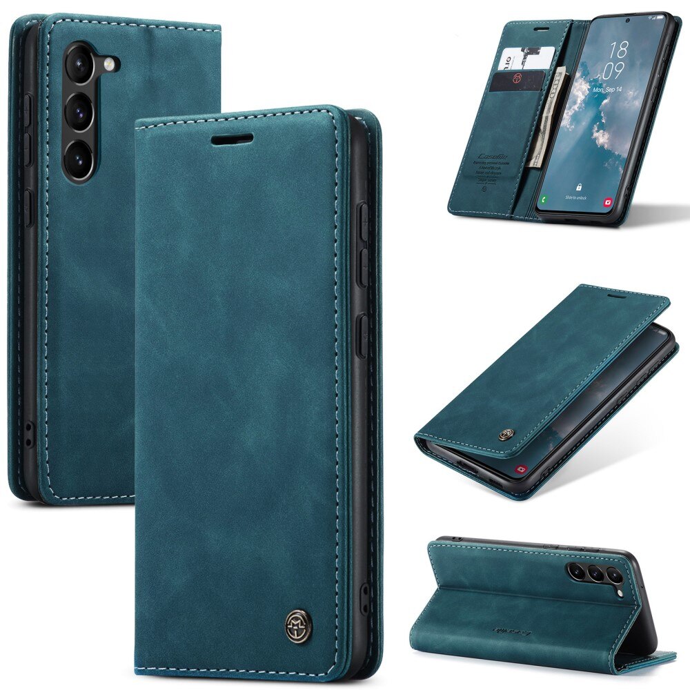 Slim Pung Etui Samsung Galaxy S24 Plus Blå